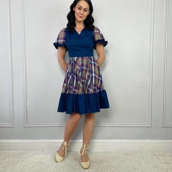 Vintage 70s square dancing dress - Picture 2 of 4